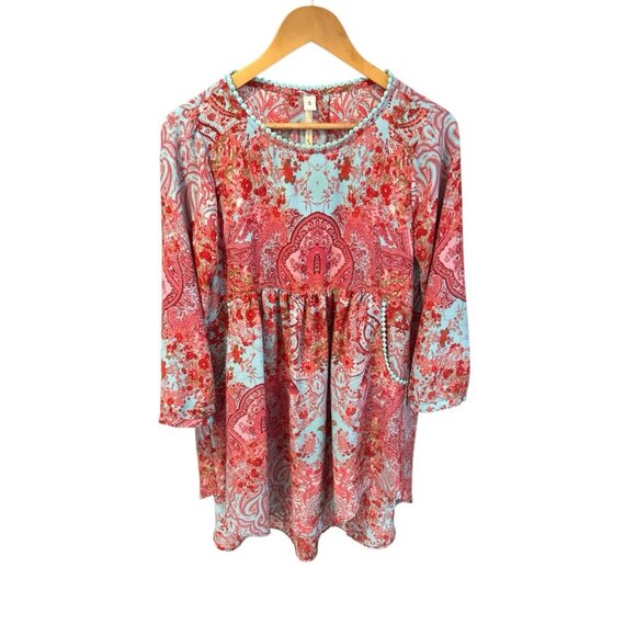Anthropologie Dresses & Skirts - Anthropologie Uncle Frank Paisley Dress Boho Flowy Peasant Lightweight Small